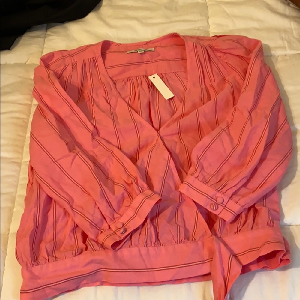 Pink Madewell blouse! Tag on! XXS